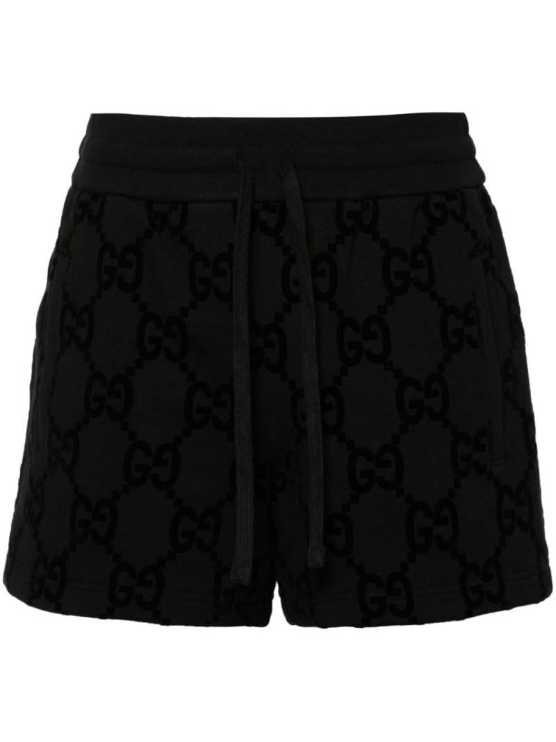 Gucci Interlocking G drawstring shorts - Black von Gucci