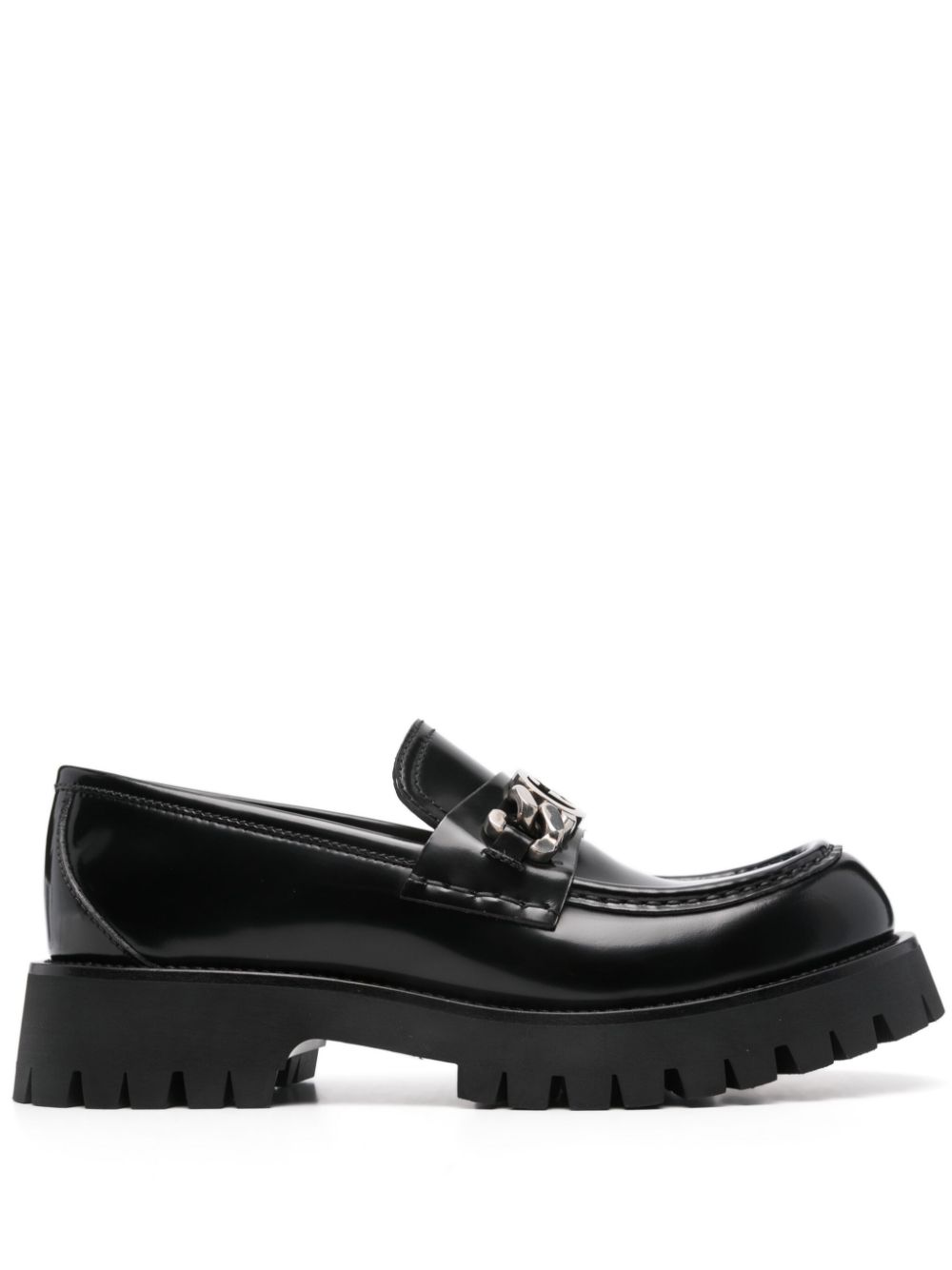 Gucci Interlocking G loafers - Black von Gucci