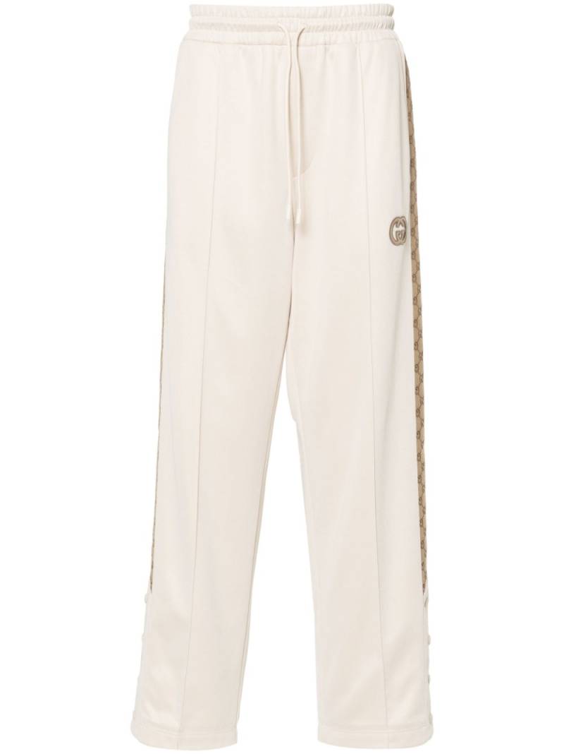 Gucci Interlocking G panel track pants - Neutrals von Gucci