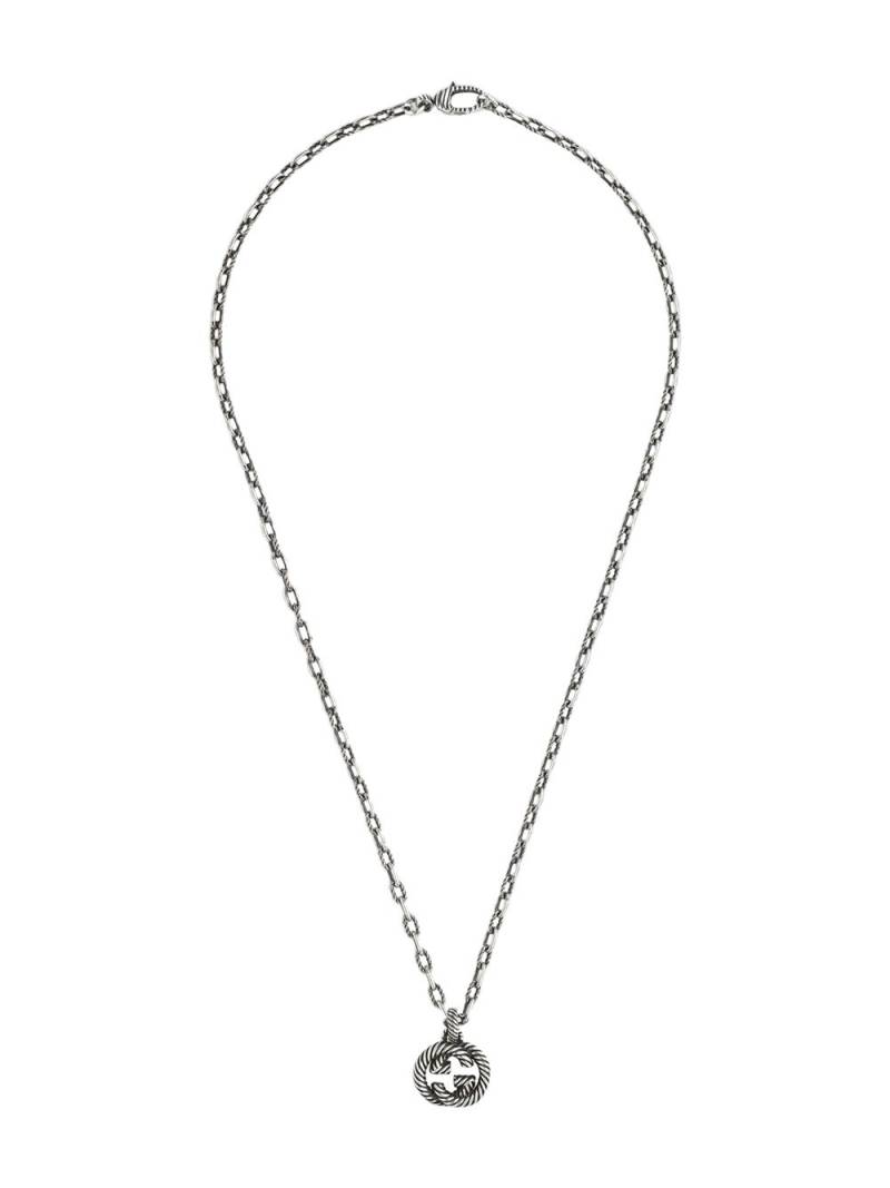 Gucci Interlocking G pendant necklace - Silver von Gucci