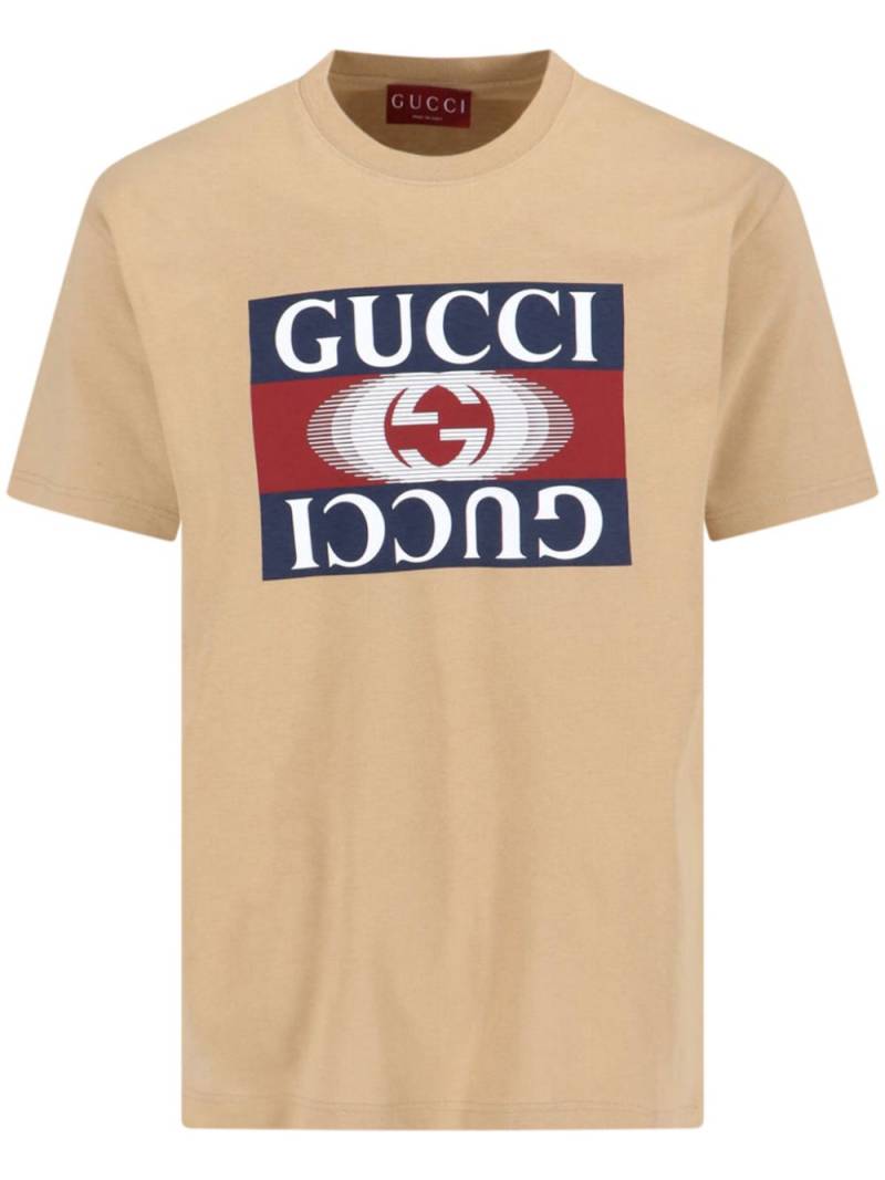 Gucci Interlocking-G t-shirt - Neutrals von Gucci