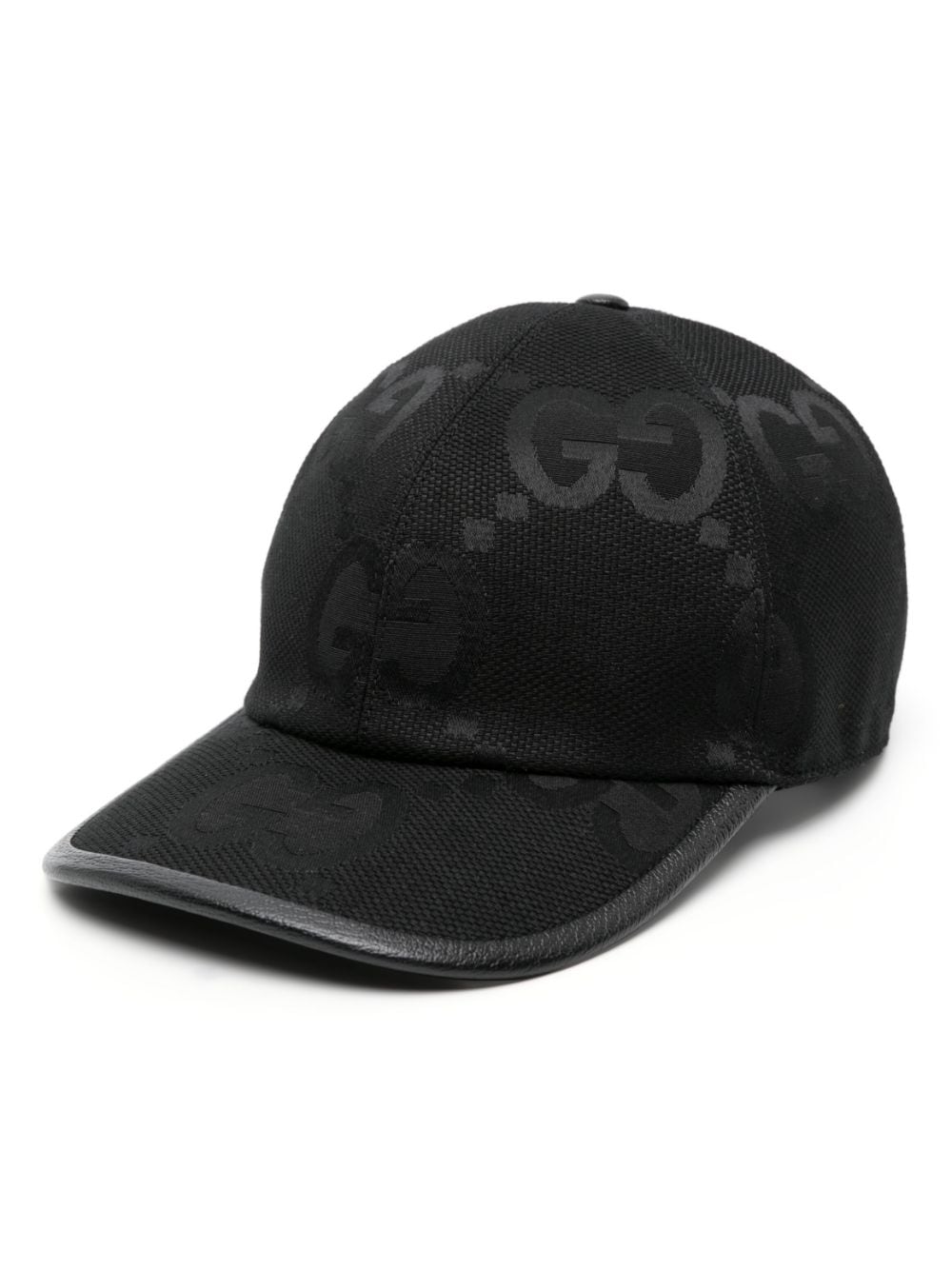 Gucci Maxi GG baseball cap - Black von Gucci
