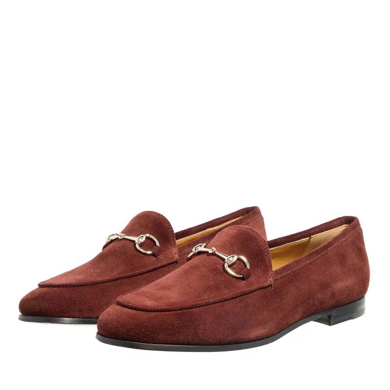 Gucci Loafer - Horsebit Suede Loafers - Gr. 38 (EU) - in Braun - für Damen von Gucci