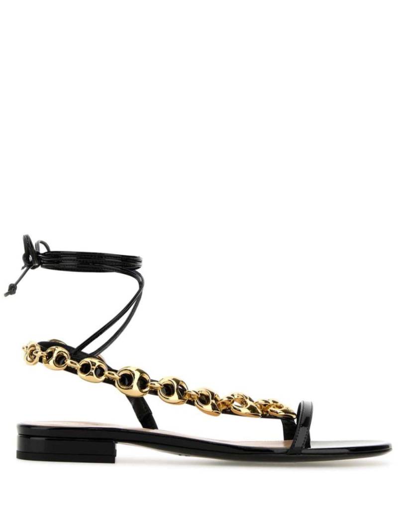 Gucci Marina Chain sandals - Black von Gucci