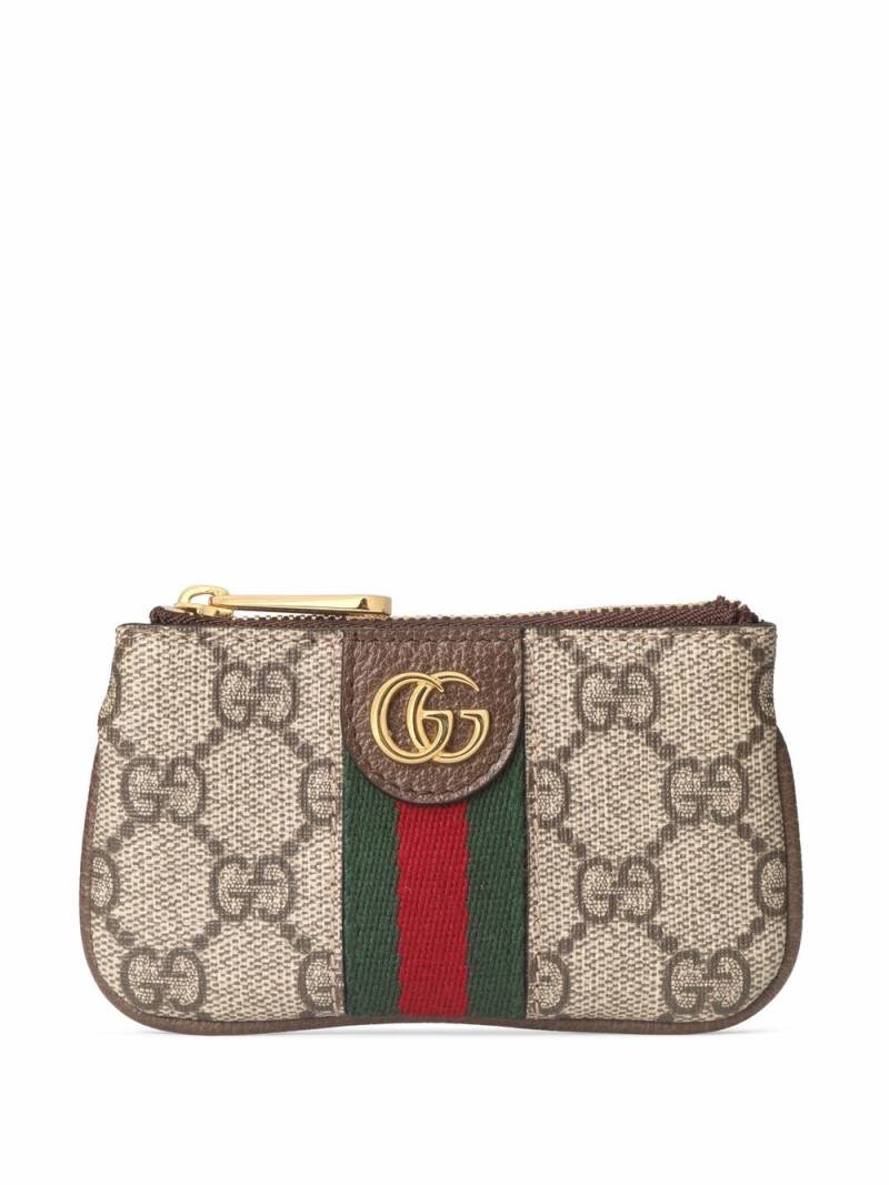 Gucci Ophidia key case - Brown von Gucci