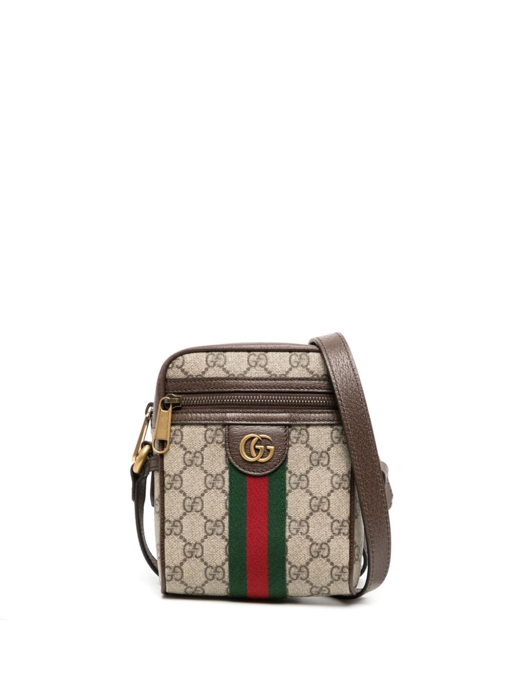 Gucci Ophidia messenger bag - Brown von Gucci