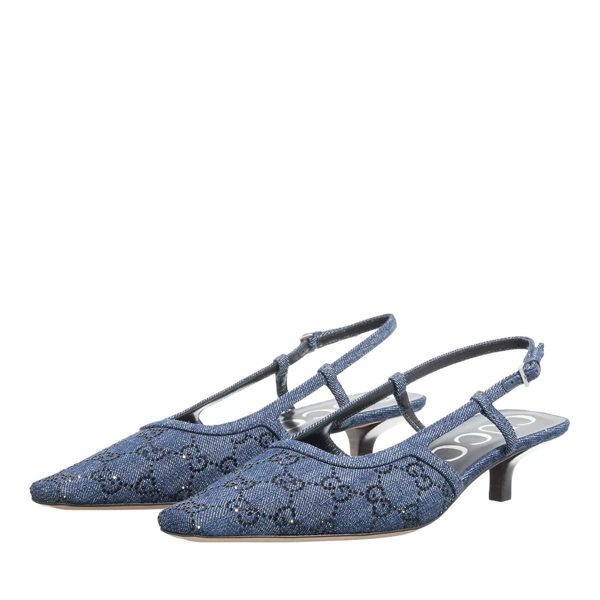 Gucci Pumps & High Heels - GG Denim Pumps - Gr. 37 (EU) - in Blau - für Damen von Gucci