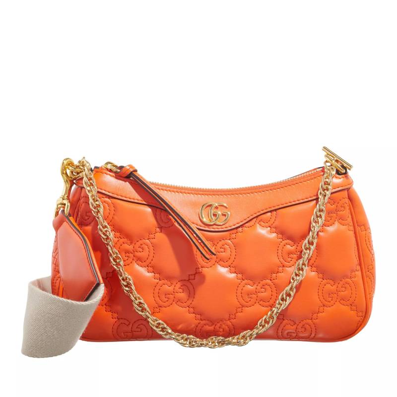 Gucci Schultertasche - GG Handbag Matelassé Leather - Gr. unisize - in Orange - für Damen von Gucci