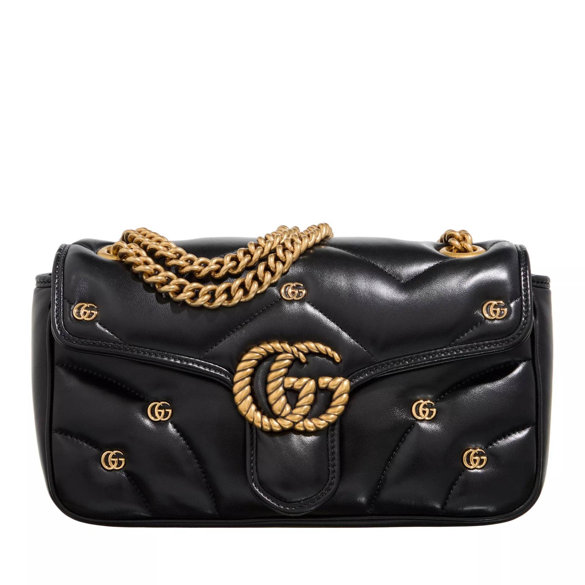 Gucci Schultertasche - GG Marmont Small Shoulder Bag - Gr. unisize - in Schwarz - für Damen von Gucci