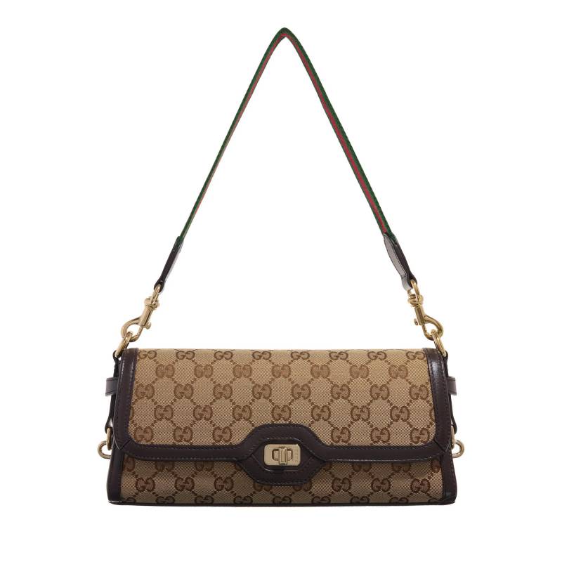 Gucci Schultertasche - Luce Small Shoulder Bag - Gr. unisize - in Braun - für Damen von Gucci