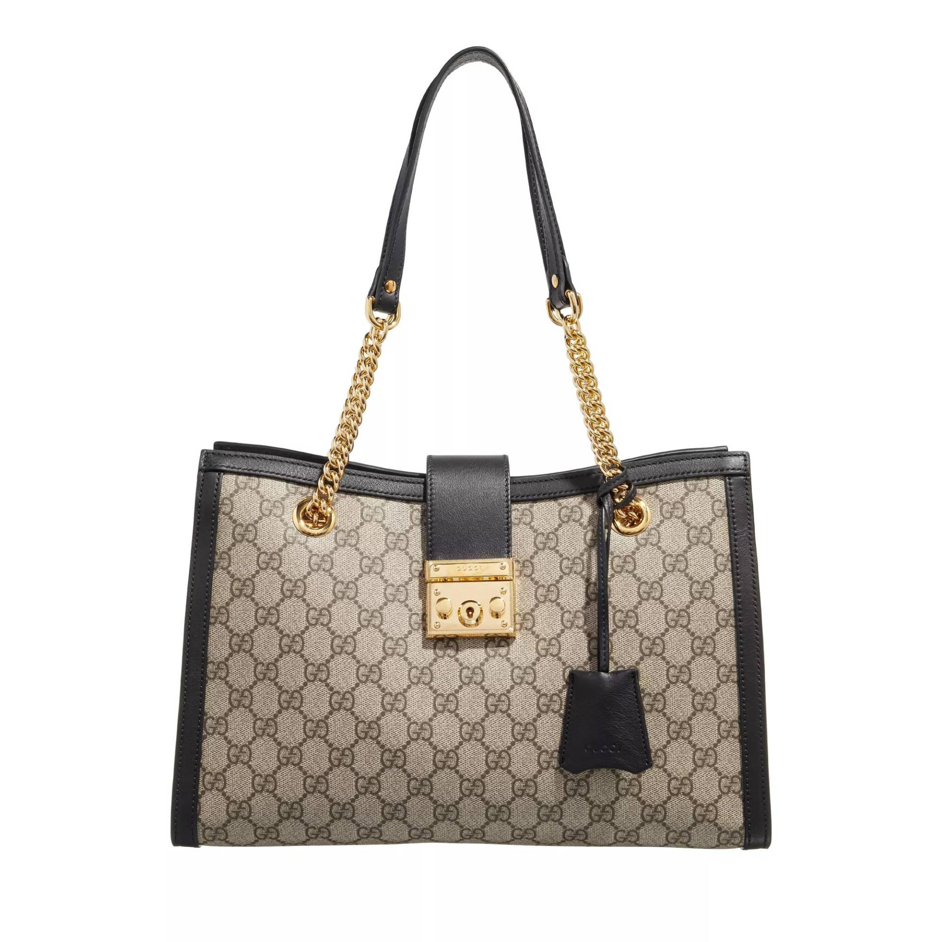 Gucci Schultertasche - Medium Padlock GG Shoulder Bag - Gr. unisize - in Beige - für Damen von Gucci