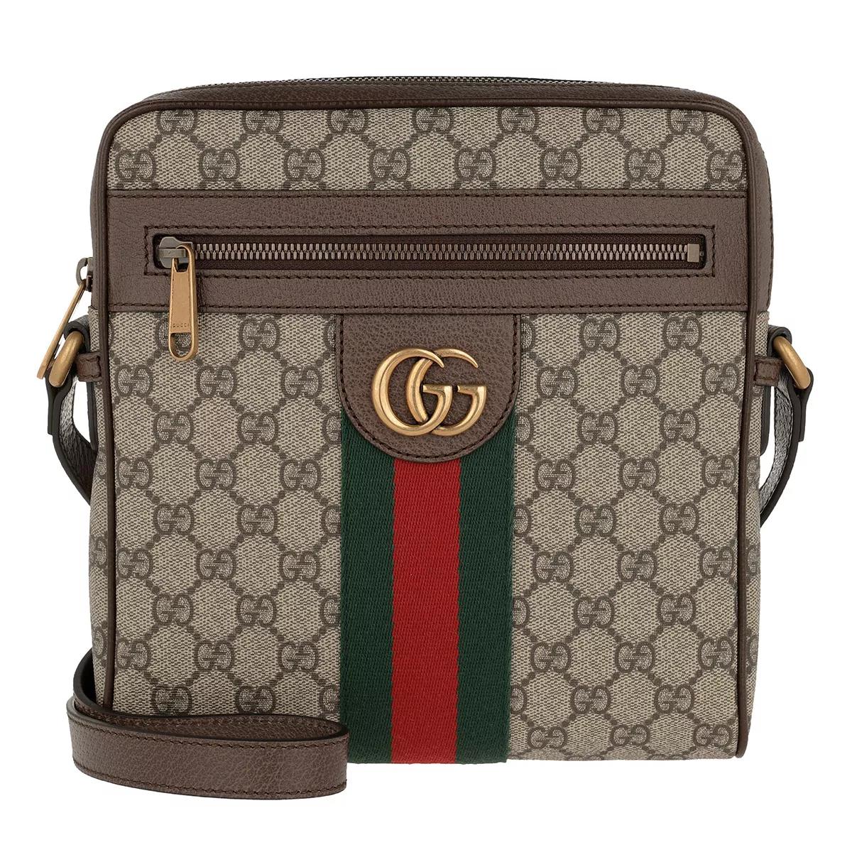 Gucci Schultertasche - Ophidia GG Messenger Bag Small - Gr. unisize - in Braun - für Damen von Gucci