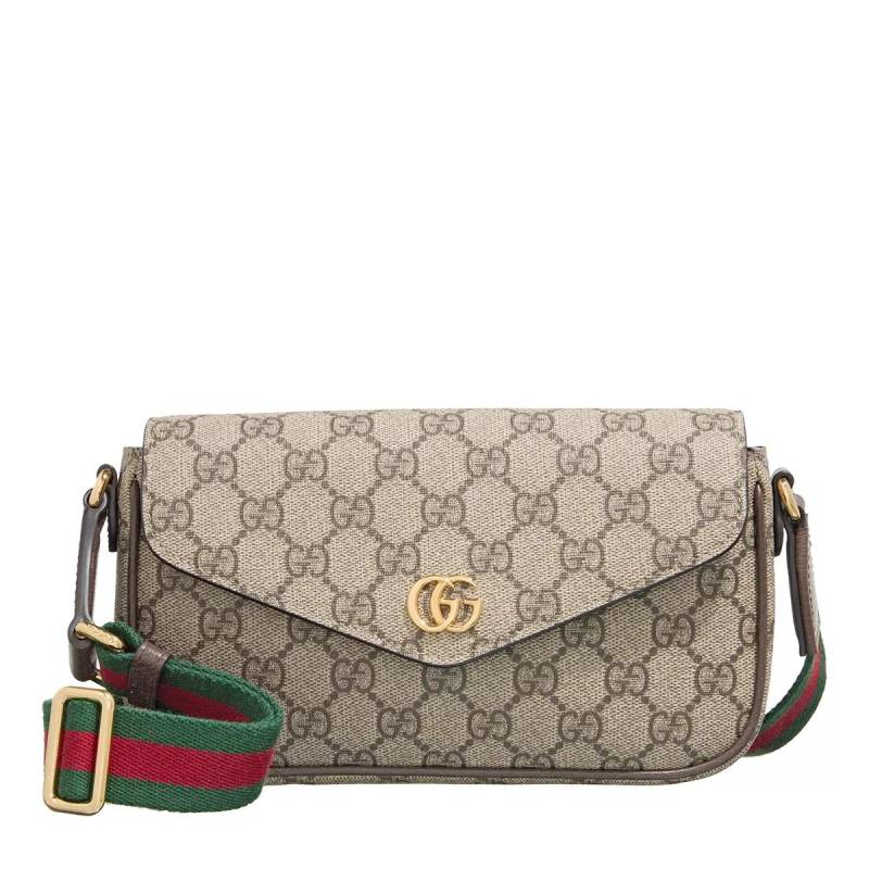 Gucci Schultertasche - Ophidia Mini Bag - Gr. unisize - in Beige - für Damen von Gucci