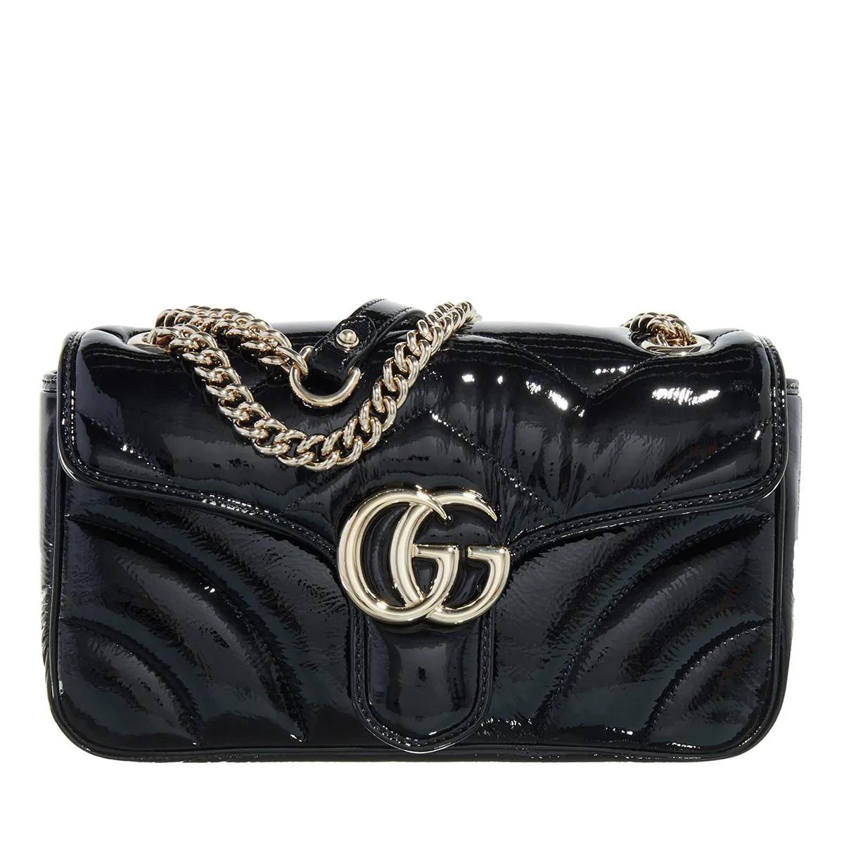 Gucci Schultertasche - Small GG Marmont Shoulder Bag - Gr. unisize - in Schwarz - für Damen von Gucci