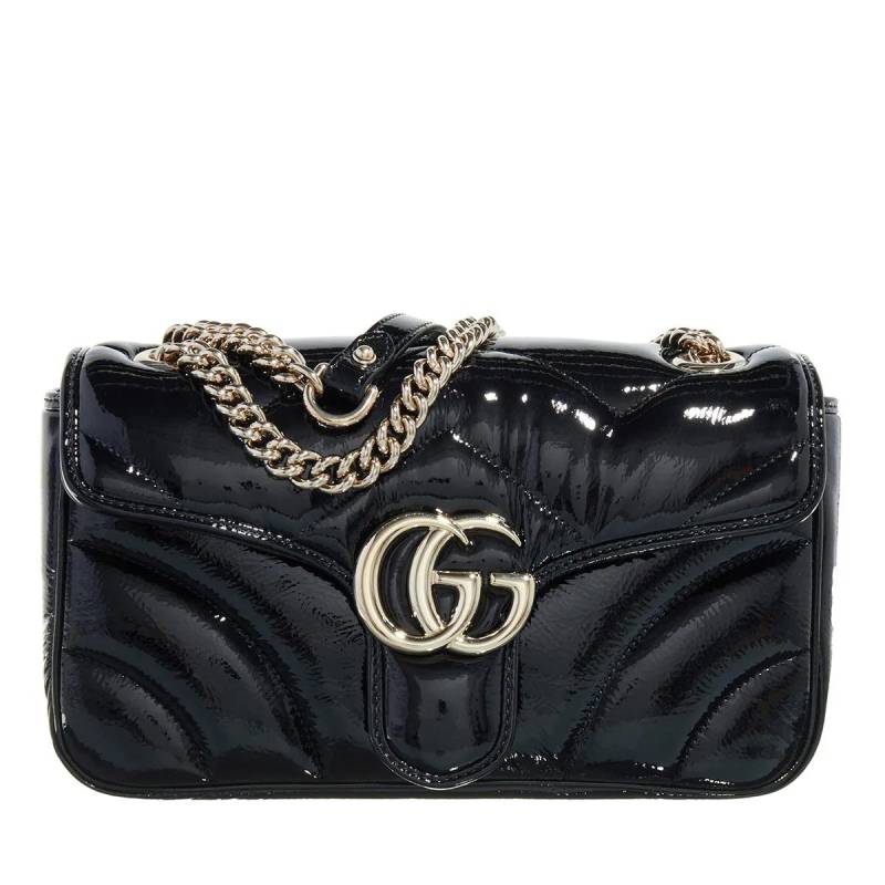 Gucci Schultertasche - Small GG Marmont Shoulder Bag - Gr. unisize - in Schwarz - für Damen von Gucci