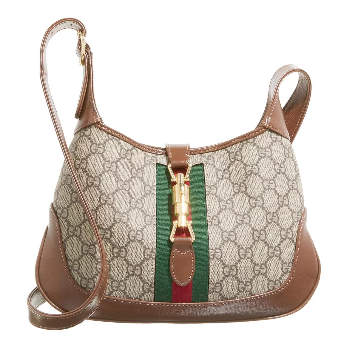 Gucci Schultertasche - Small Jacky 1961 Shouldre Bag In GG Supreme Canvas - Gr. unisize - in Beige - für Damen von Gucci