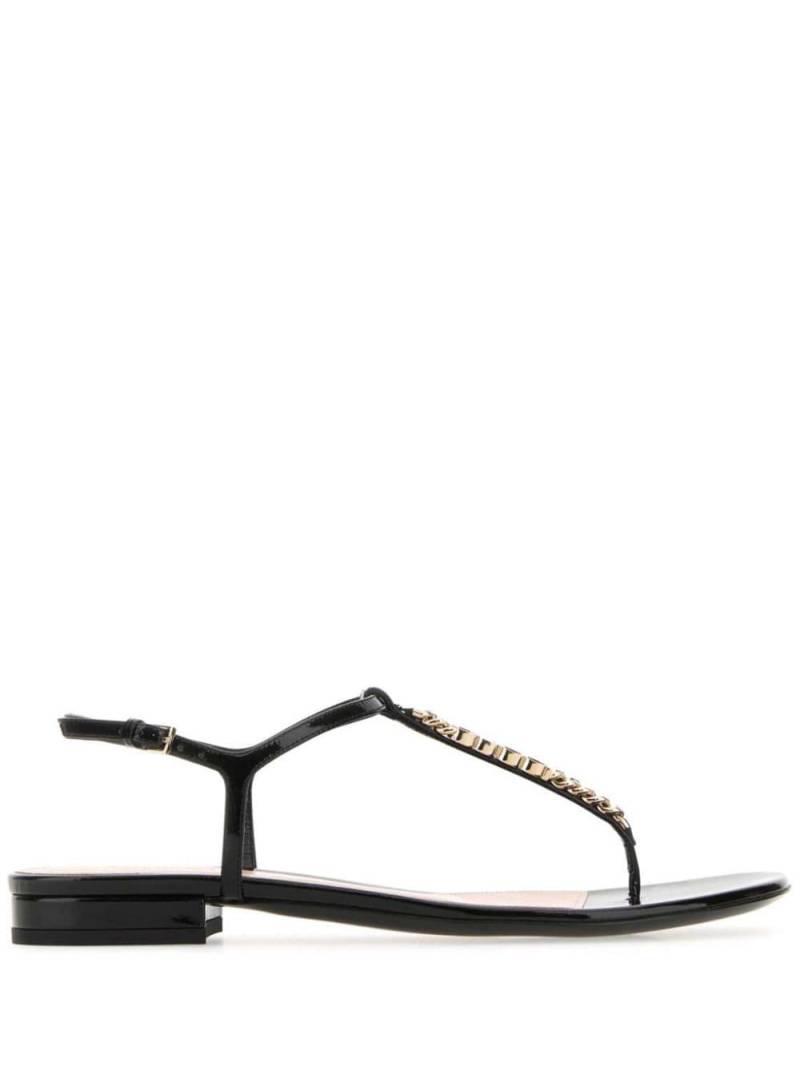 Gucci Signoria thong sandals - Black von Gucci