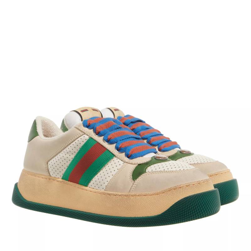 Gucci Sneaker - Leater Trainer Screener - Gr. 41 (EU) - in Beige - für Damen von Gucci