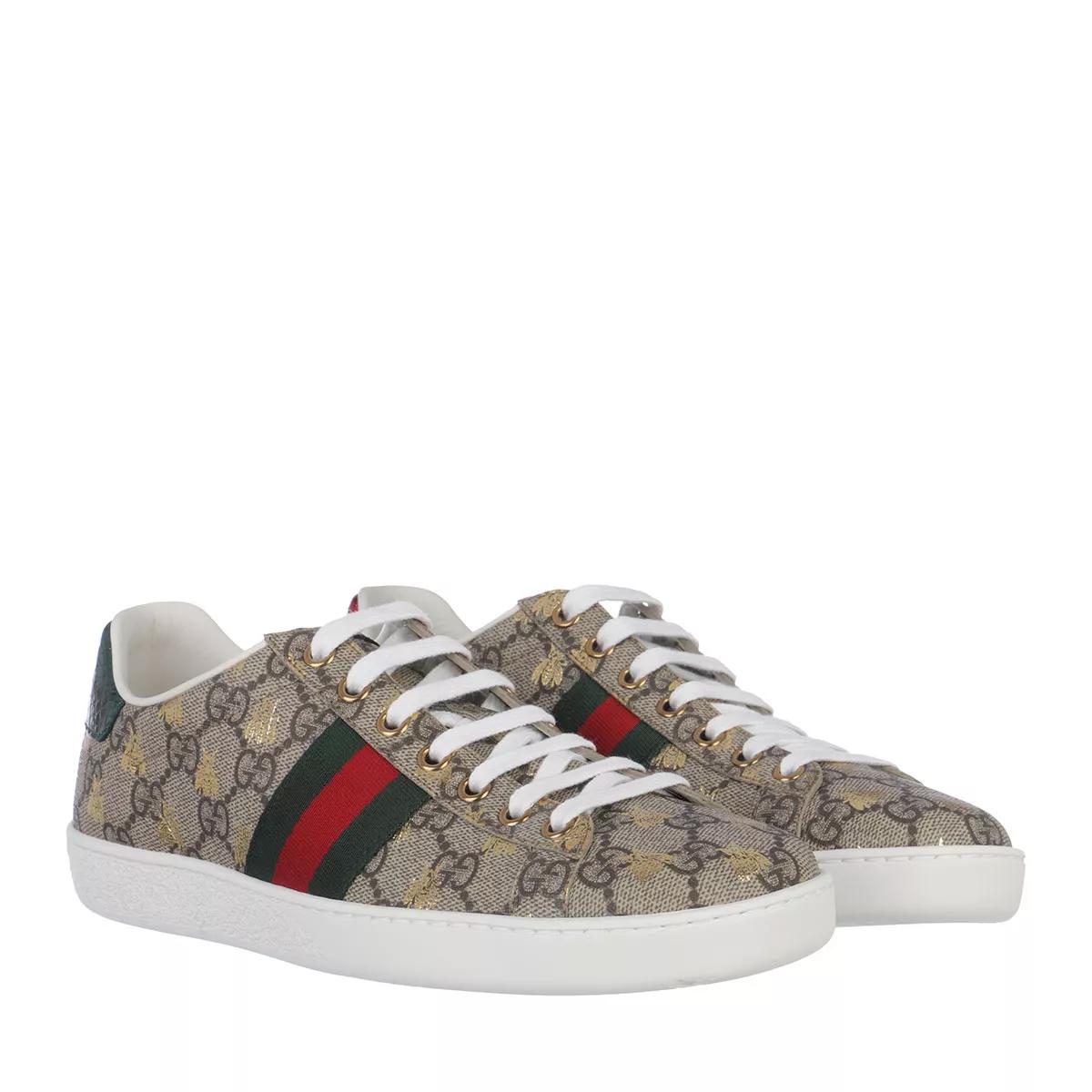 Gucci Sneaker - Ace GG Supreme Bees Sneakers - Gr. 38 (EU) - in Beige - für Damen von Gucci