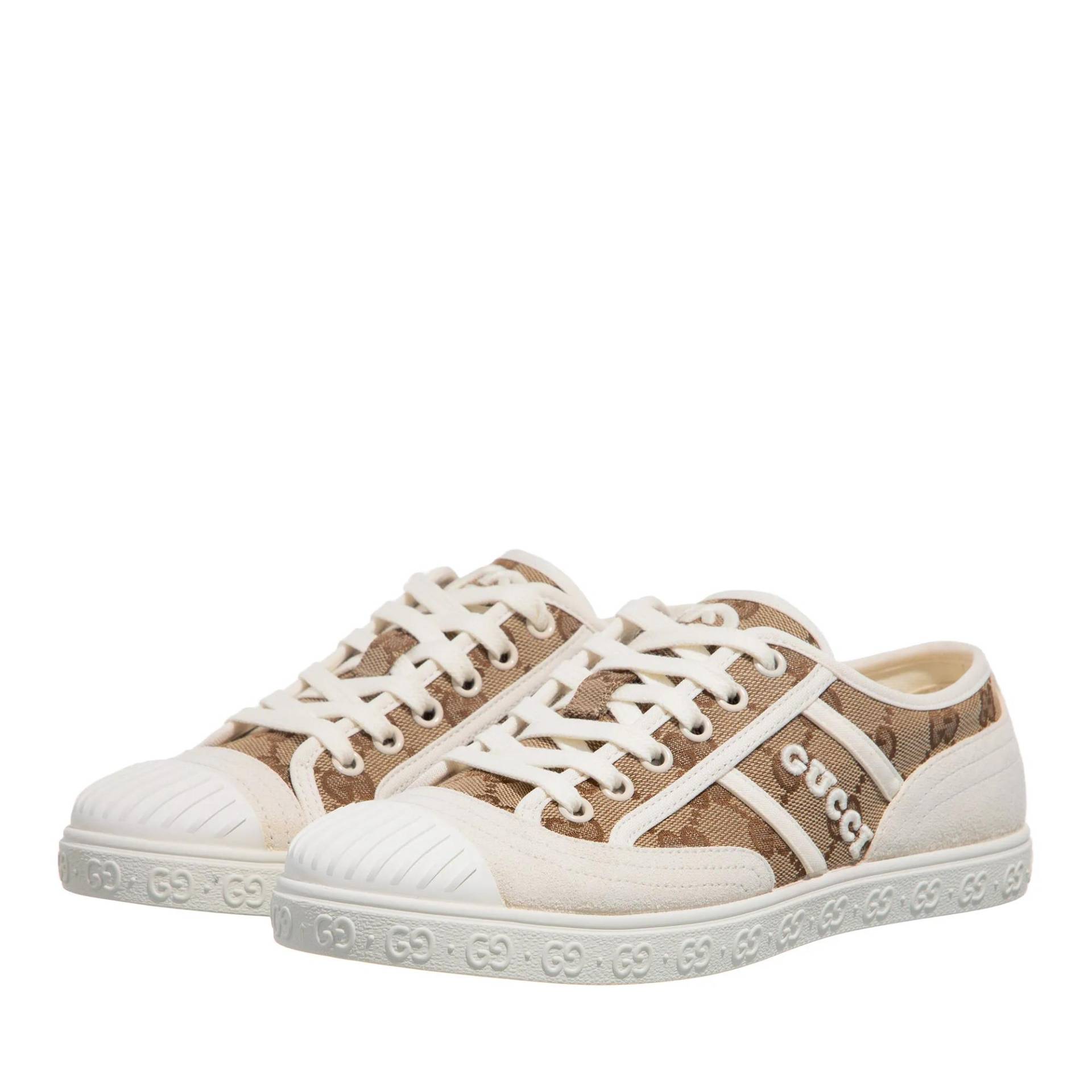 Gucci Sneakers - GG Canvas Trainer Sneaker - Gr. 35 (EU) - in Braun - für Damen von Gucci