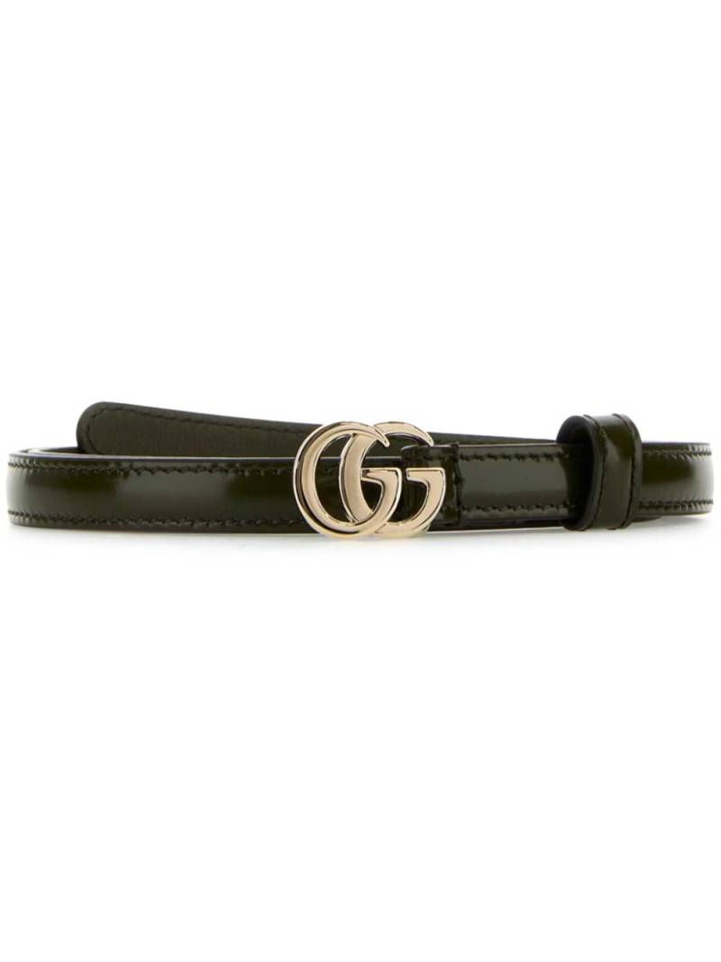 Gucci Spice Lux leather belt - Green von Gucci