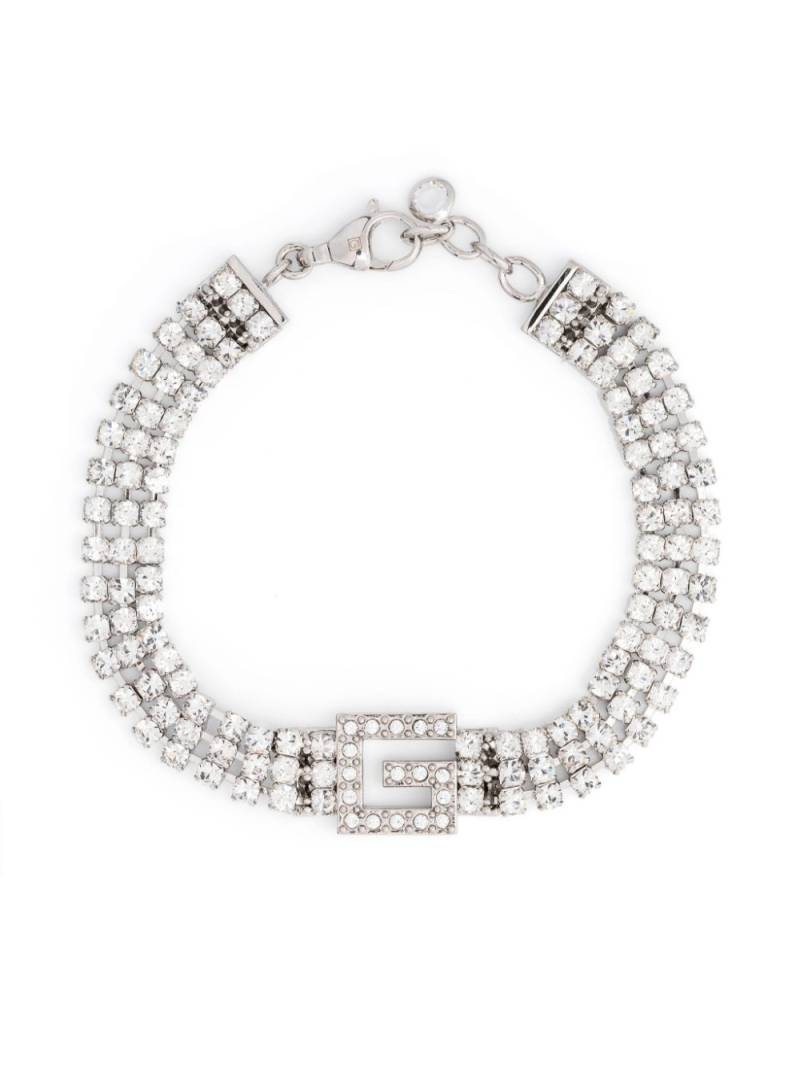 Gucci Square G crystal bracelet - Silver von Gucci