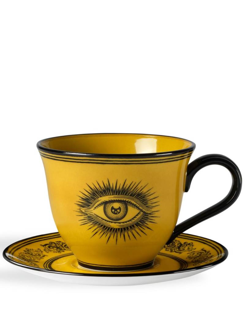 Gucci Star Eye tea cup set - Yellow von Gucci