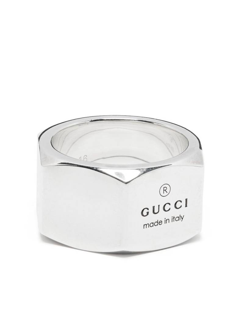 Gucci Trademark ring - Silver von Gucci