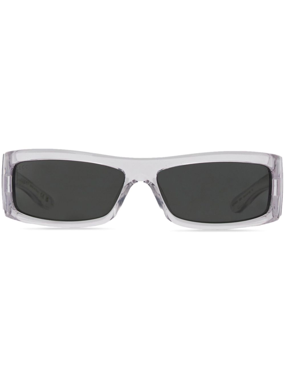 Gucci Transparent acetate sunglasses - White von Gucci