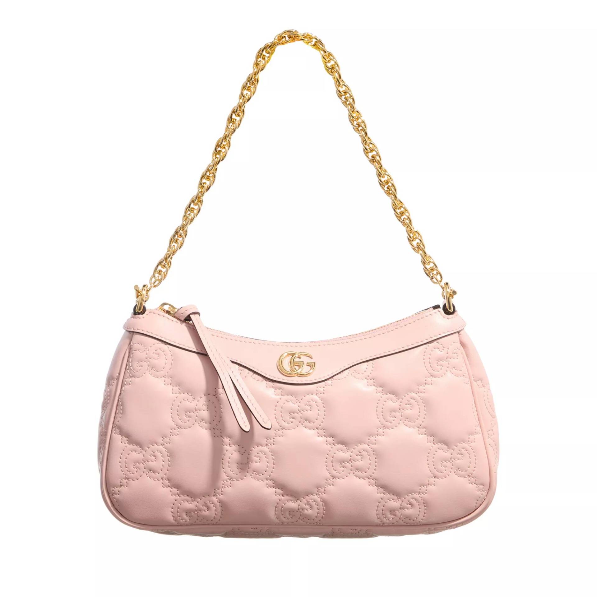 Gucci Umhängetasche - GG Handbag Matelassé Leather - Gr. unisize - in Rosa - für Damen von Gucci