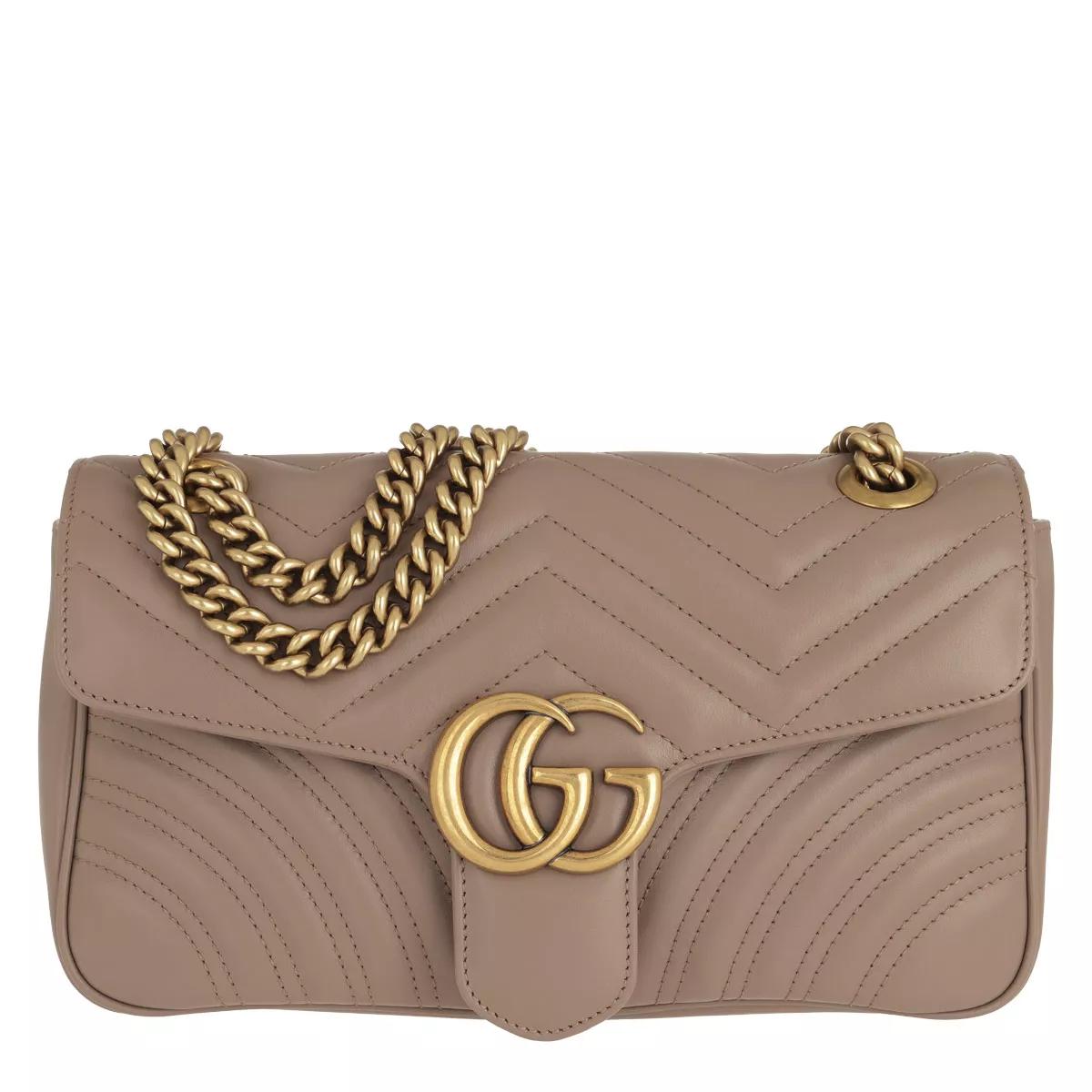 Gucci Umhängetasche - GG Marmont Matelassé Shoulder Bag - Gr. unisize - in Beige - für Damen von Gucci