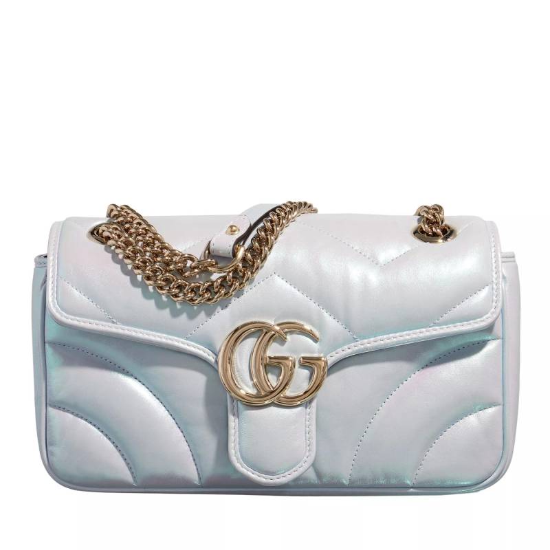 Gucci Schultertasche - GG Marmont Small Shoulder Bag - Gr. unisize - in Blau - für Damen von Gucci