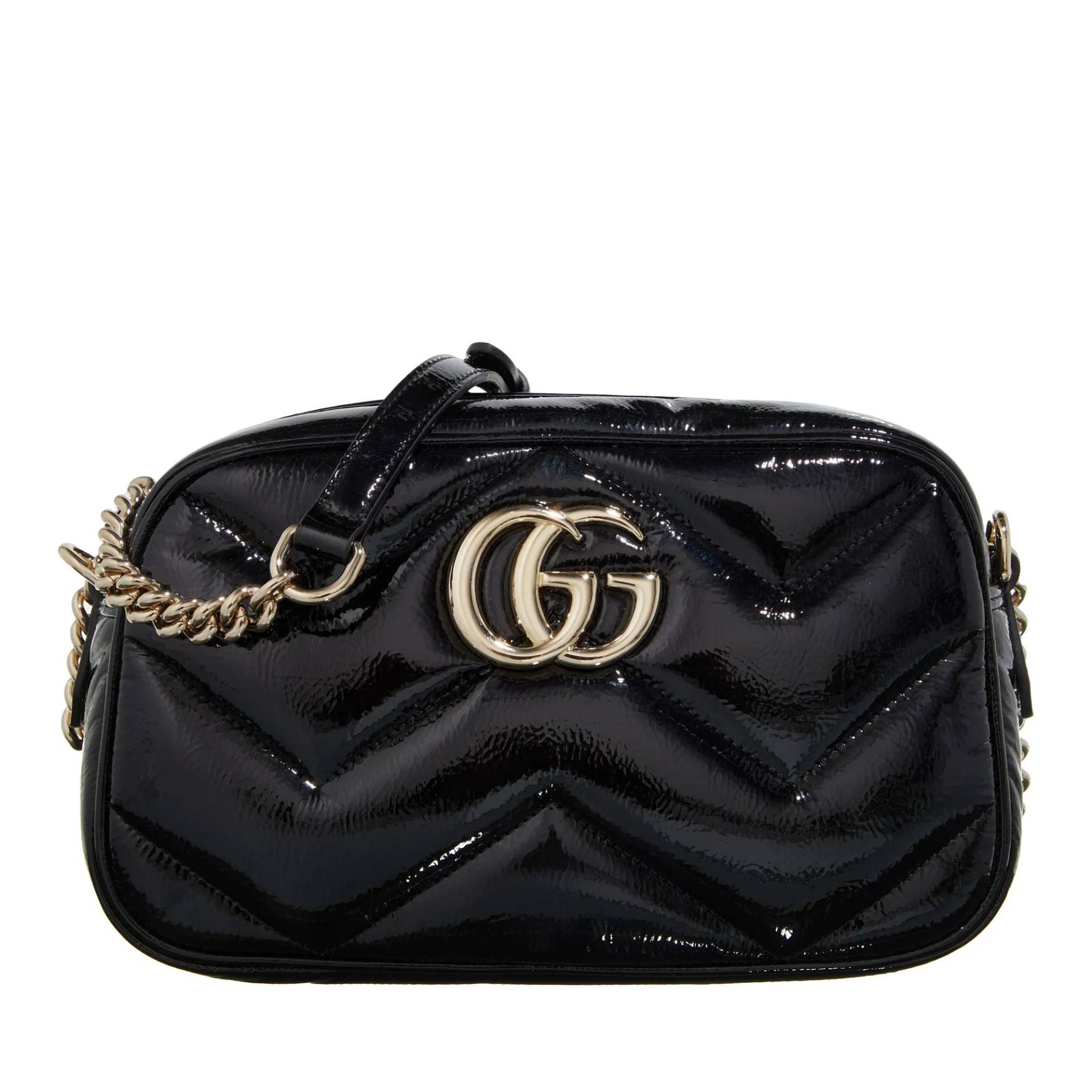 Gucci Umhängetasche - GG Marmont Small Shoulder Bag - Gr. unisize - in Schwarz - für Damen von Gucci