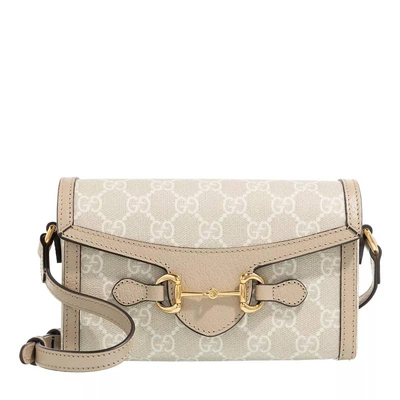 Gucci Schultertasche - Horsebit 1955 Bag Small - Gr. unisize - in Beige - für Damen von Gucci