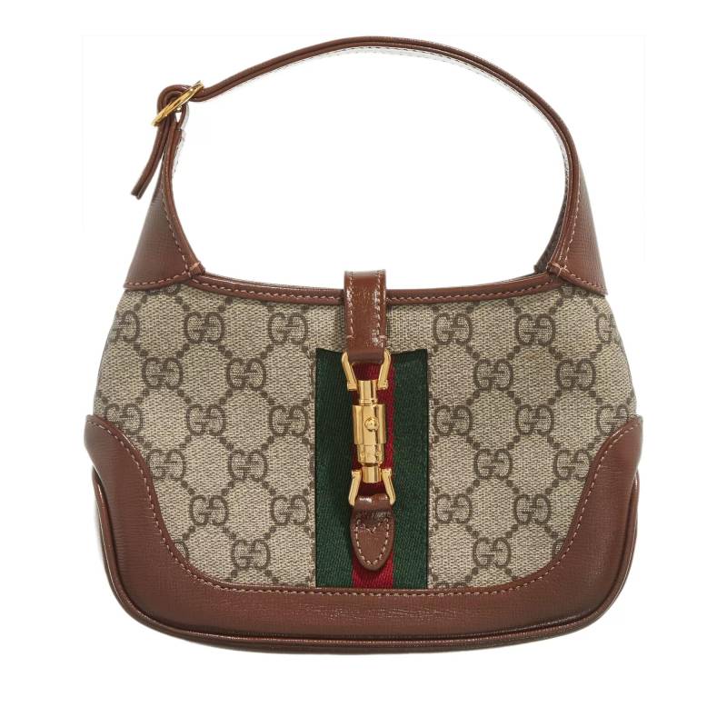 Gucci Umhängetasche - Jackie 1961 Mini Crossbody Bag - Gr. unisize - in Beige - für Damen von Gucci