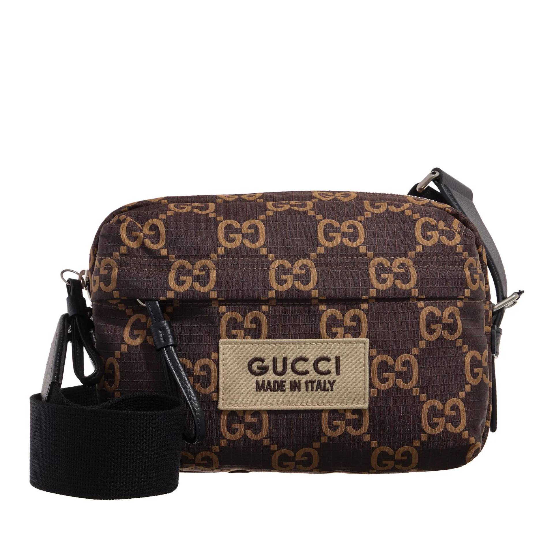 Gucci Umhängetasche - Medium GG Ripstop Crossbody Bag - Gr. unisize - in Beige - für Damen von Gucci