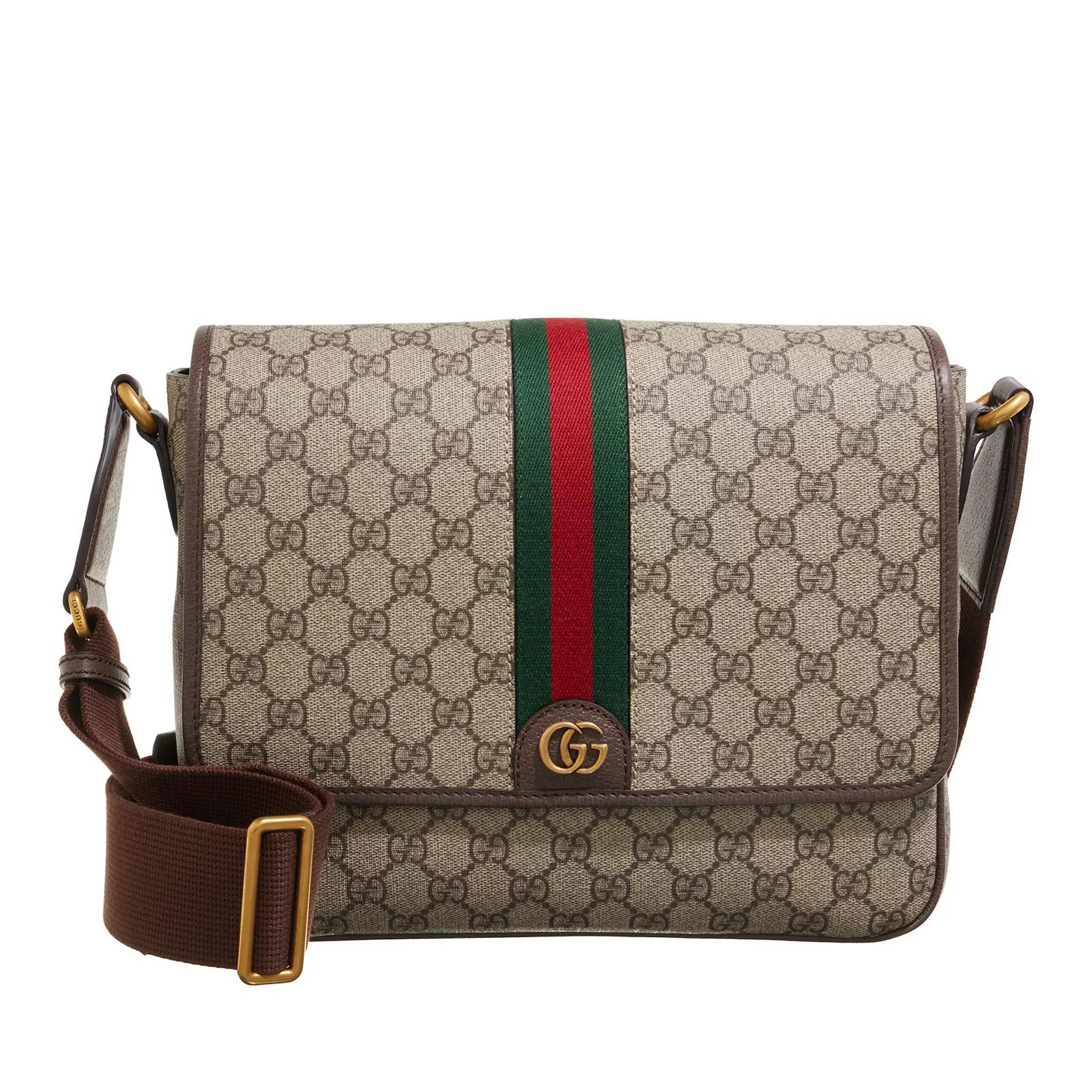 Gucci Umhängetasche - Ophidia Supreme Crossbody Bag - Gr. unisize - in Beige - für Damen von Gucci