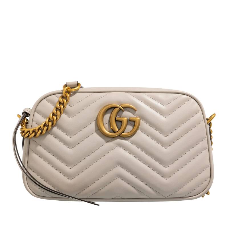 Gucci Umhängetasche - Small GG Marmont Shoulder Bag - Gr. unisize - in Beige - für Damen von Gucci