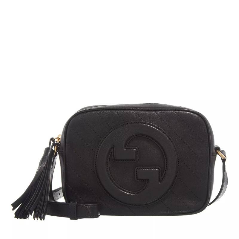 Gucci Umhängetasche - Small Gucci Blondie Quilted Crossbody Bag Leather - Gr. unisize - in Schwarz - für Damen von Gucci