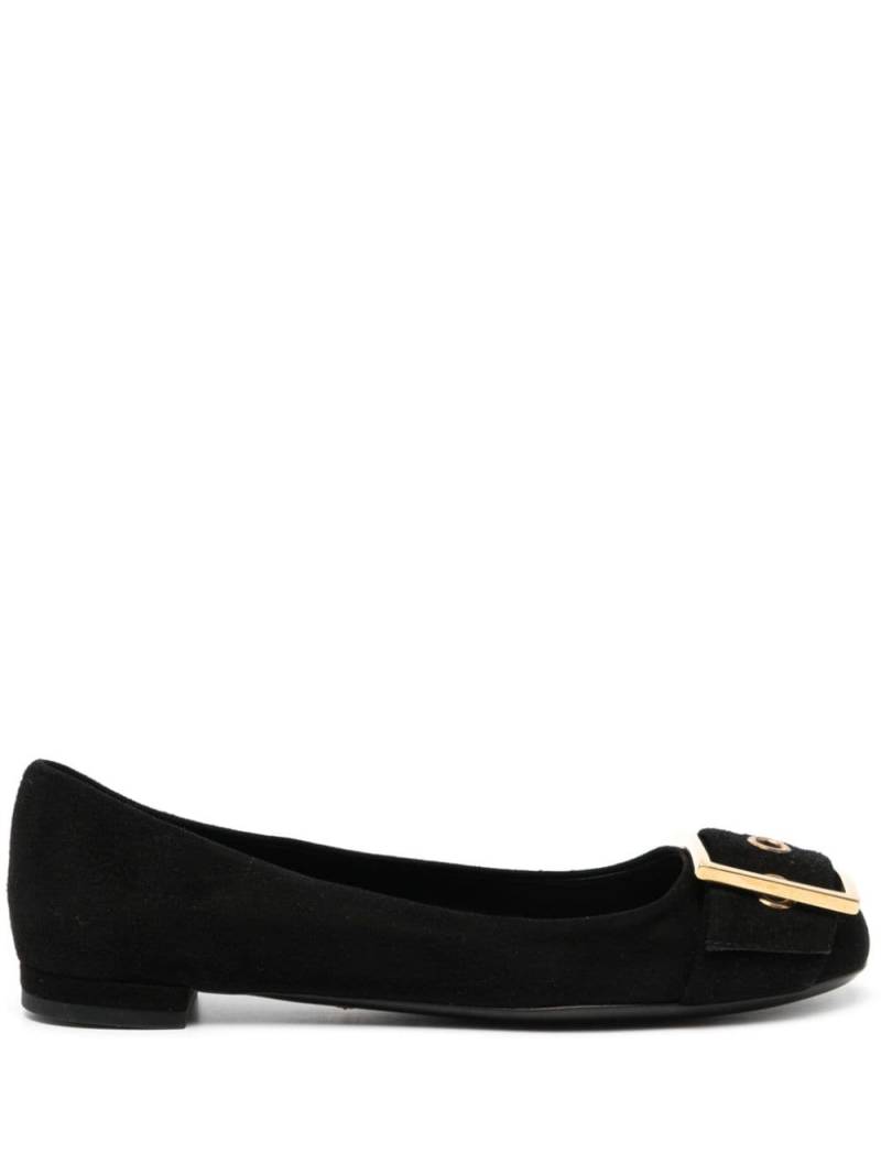 Gucci buckle ballet flats - Black von Gucci