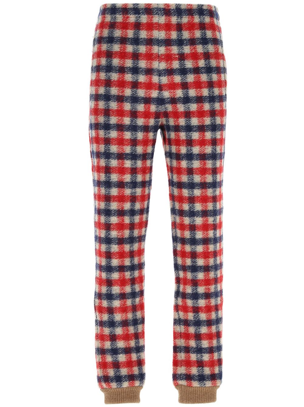 Gucci check-pattern track pants - Red von Gucci