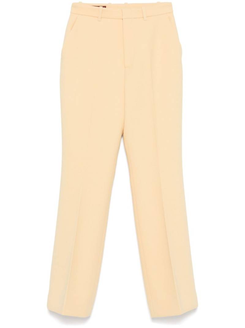 Gucci crepe wool trousers - Yellow von Gucci