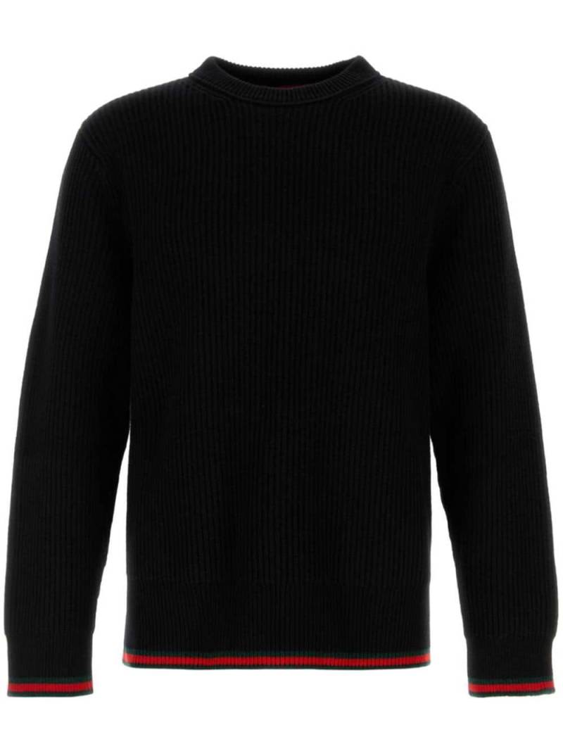 Gucci crew-neck jumper - Black von Gucci