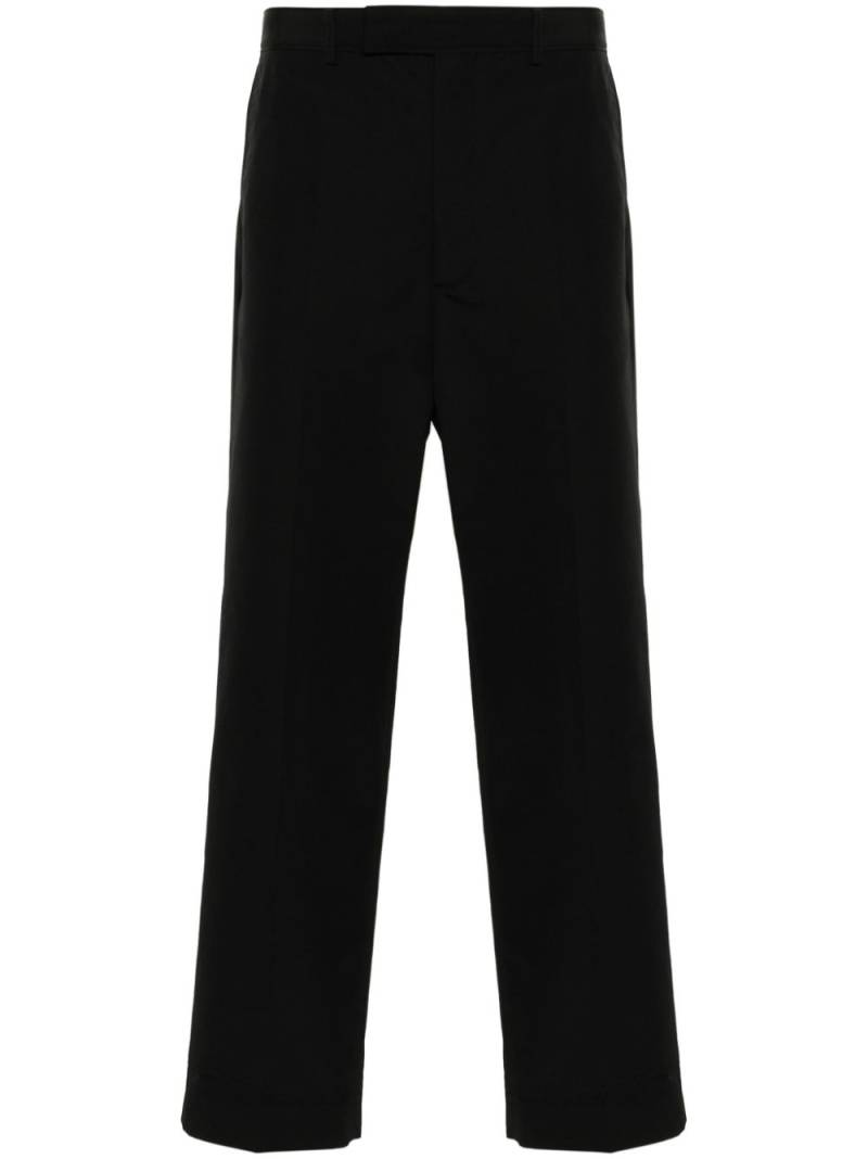 Gucci cropped textured chino trousers - Black von Gucci