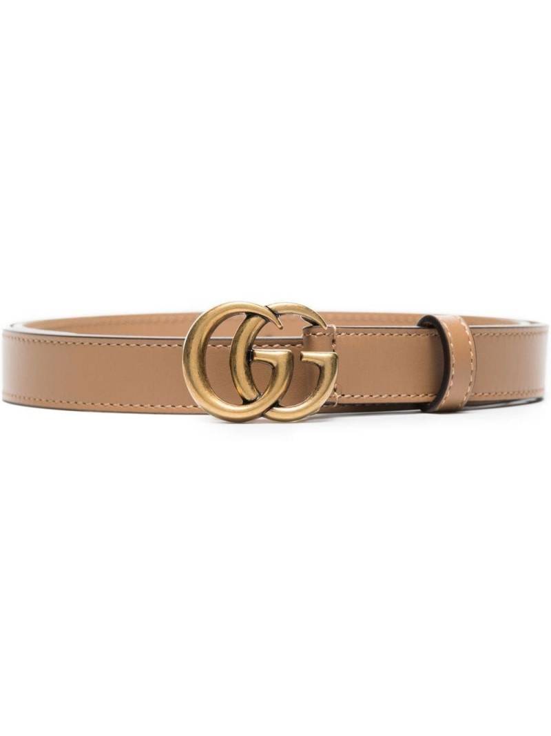 Gucci double G buckle belt - Neutrals von Gucci