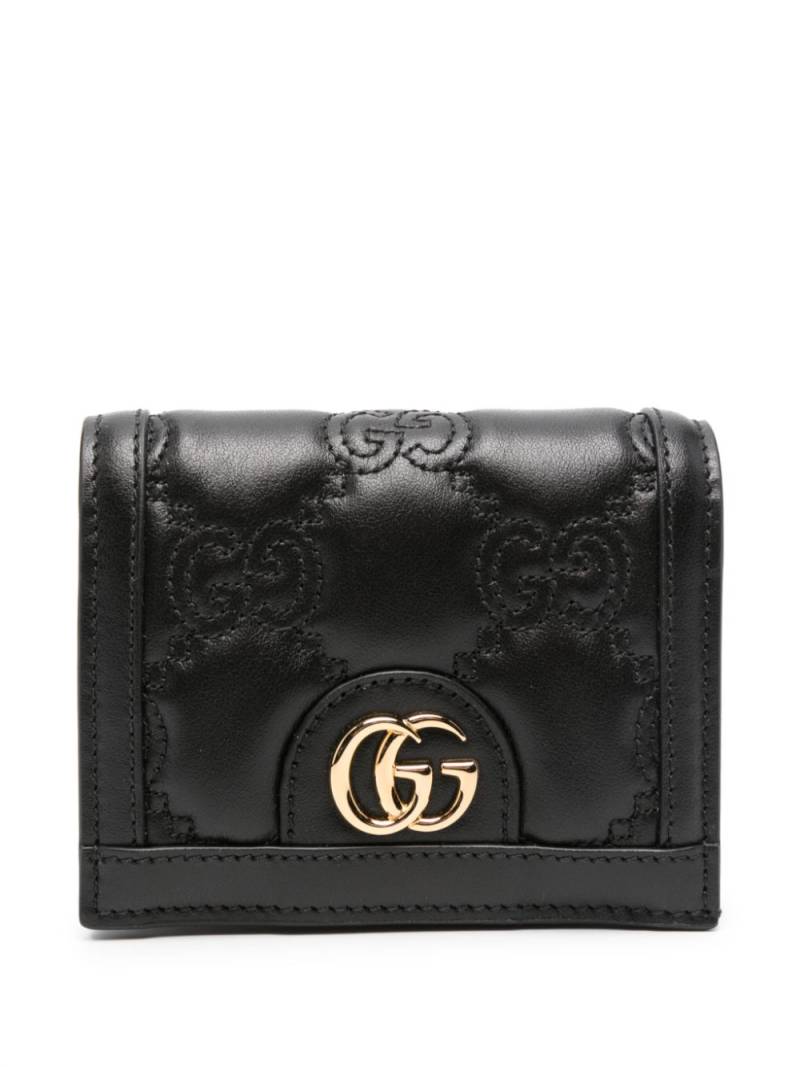 Gucci GG Matelassé leather wallet - Black von Gucci