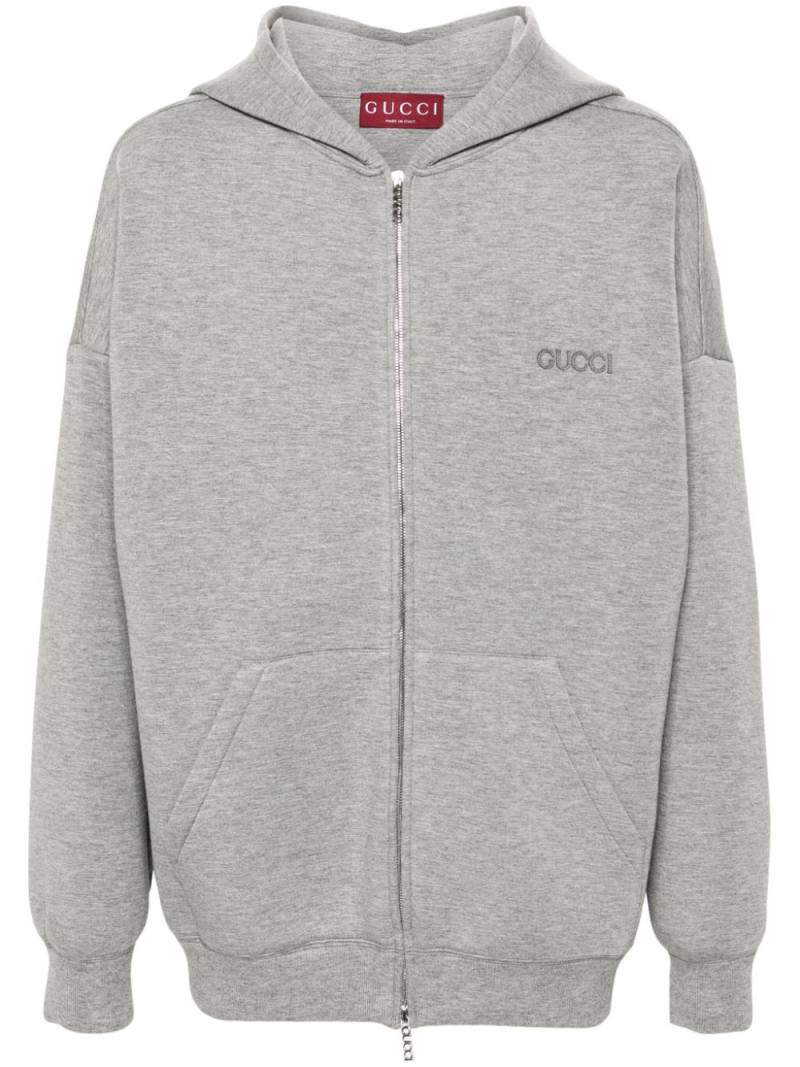 Gucci embroidered sweatshirt - Grey von Gucci