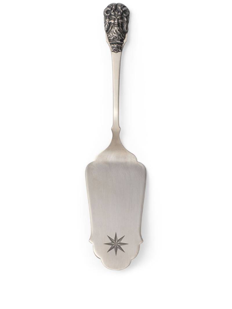 Gucci engraved-motif single cake server - Silver von Gucci