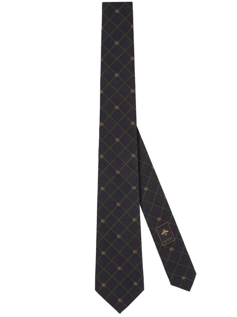 Gucci interlocking G tie - Blue von Gucci