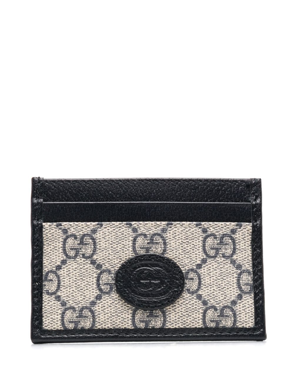 Gucci GG-canvas cardholder - Blue von Gucci